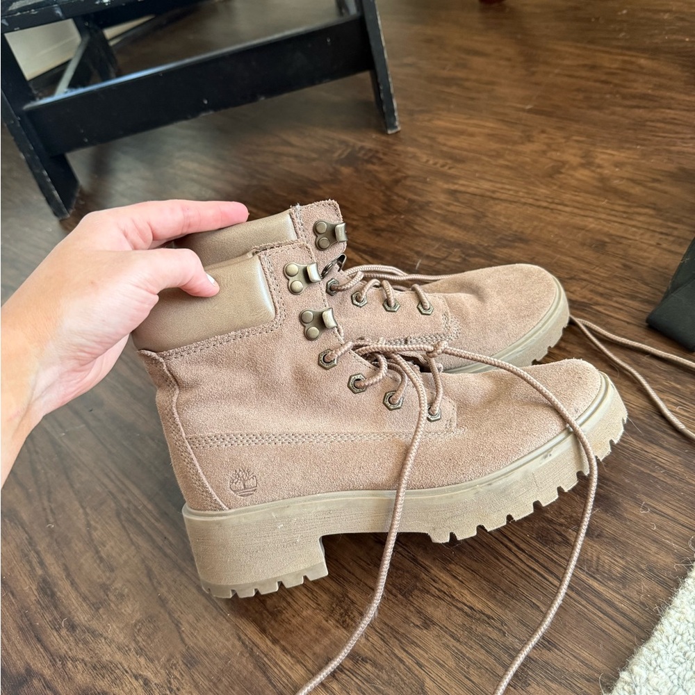 Timberland Tan Suede Boots